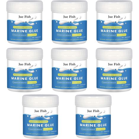 Lot de 8 agents anti-fuite super puissants, transparent, scellant étanche, 100 g (1/5)