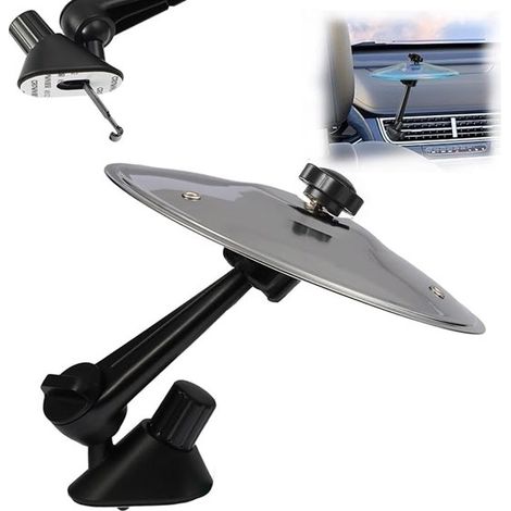 Grille d'aération pour voiture – Mini cymbales décoratives – Pour mélomanes – Argent (1/5)