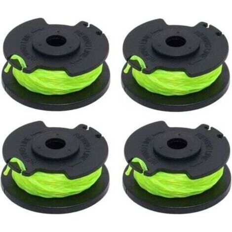 Bobine de rechange pour brosse Ryobi RAC142 36V, accessoire de coupe-bordures, bobine de rechange pour coupe-bordures, pour brosses sans fil RLT36B33 et RY36LT33A-0 (4 bobines) (1/4)
