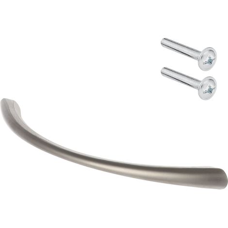 Tirador para muebles de 96 mm, níquel mate, Riex XH04 (1/4)