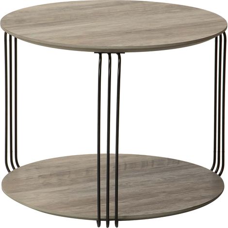 Beistelltisch Mdf Metall Vinyl K/D 50X50X40 Cm (1/5)