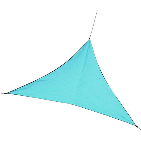 Voile D'ombrage - Triangulaire - 3x3x3 M - Imperméable - Protection UV - Vert (1/5)