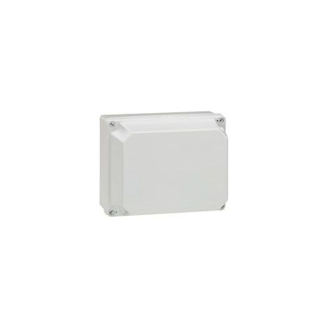 Scatola Industriale in Plastica IP55 IK07 - 220x170x140mm con Coperchio Opaco, 4 Chiusure - LEG092122
