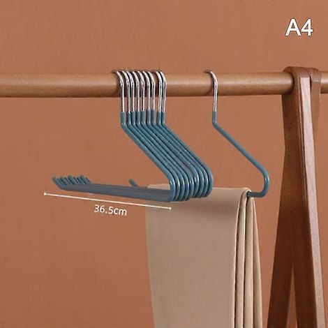 Cintres métalliques ouverts antidérapants pour pantalons, organisateurs de cintres (1/5)