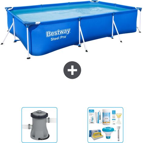 Bestway Piscina Bestway Steel Pro Rectangular - 300x201x66 cm - 5-piezas  S22302