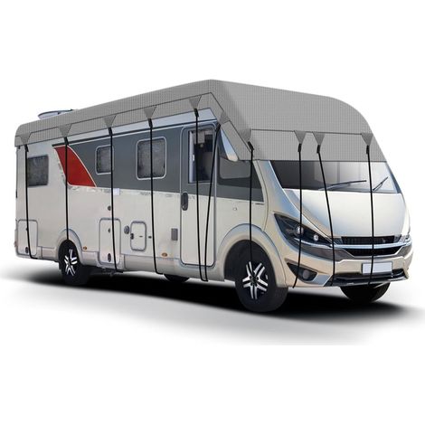 Housse de protection pour toit de caravane et autocar, housse de toit pour voiture de 4 couches robustes, imperméable, protection toutes saisons, pour l’extérieur, protection contre le soleil (1/5)