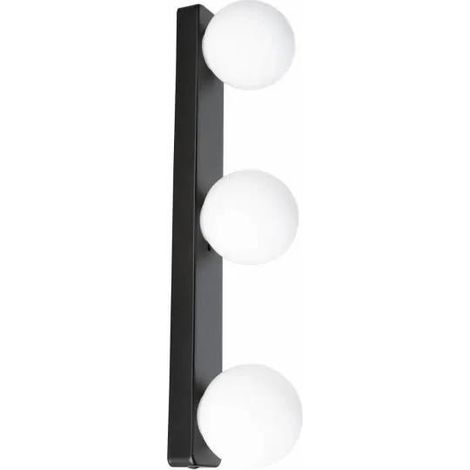 Paulmann Gove Aplique Negro Mate 3 Llamas IP44