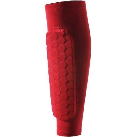 Manchons de compression pour mollets adultes avec protège-tibias pour l'entraînement sportif, le cyclisme et le basketball - Genouillères de protection (1/5)