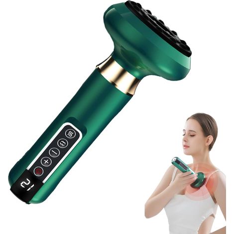Appareil anti-cellulite - Appareil de remodelage corporel ajustable sur 12 niveaux pour affiner la silhouette et brûler les graisses des jambes et du dos (à base de légumes) - Usage domestique