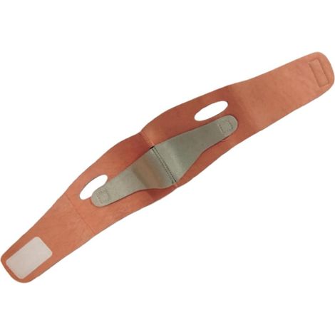 Ceinture lifting visage en V ajustable – sangle réduction double menton mentonnière confortable, remodelage facial visage affiné (1/5)
