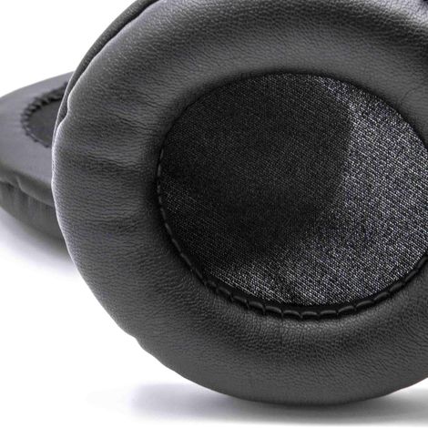 vhbw 2x Coussinets d'oreille compatible avec Panasonic RP-WF910H, RP WF910H casque audio, headset - noir, 9,5 cm