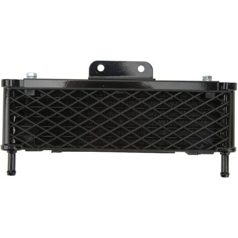 DEESSE SHOP-Refroidisseur d'huile de moteur de moto grille polygonale en aluminium forte résistance adaptée pour voiture tout-terrain véhicule ATV 50cc-250cc moteur. (1/5)