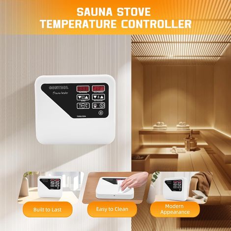3-9KW Saunasteuergerät Saunasteuerung Externe Sauna Steuerung Controller Externe Digital Controller Anzeige für Saunas, Bäder, Spas, Fitnesszentren (1/5)