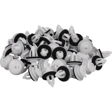 50 clips para paneles de puertas con anillo de sellado, compatibles con BMW E34 E36 E38 E39 E46 X5 M3 M5 Z3 (1/4)