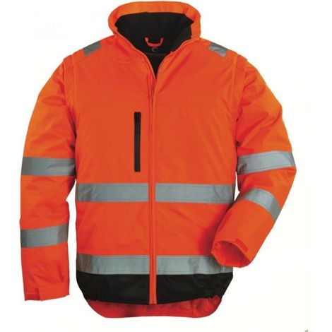 Coverguard Giacca alta visibilità 2 in 1 arancione fluorescente (1/2)