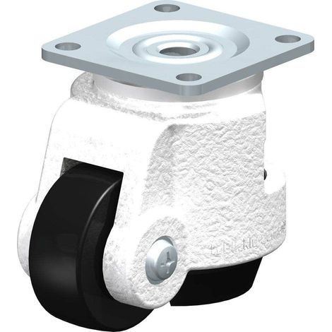 Roulette d'immobilisation HRP-POA à platine Moyeu lisse - Blickle
