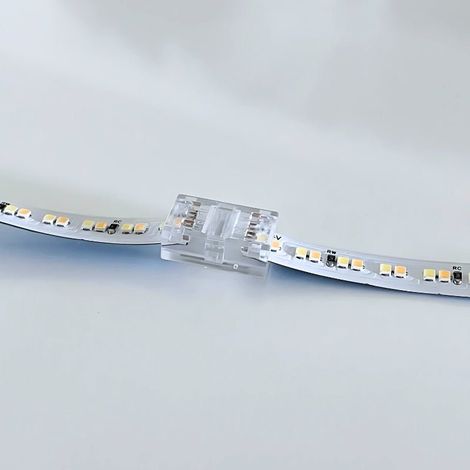 Connecteur Droit pour Ruban CCT 8mm pour ruban IP44 - SILAMP (1/2)