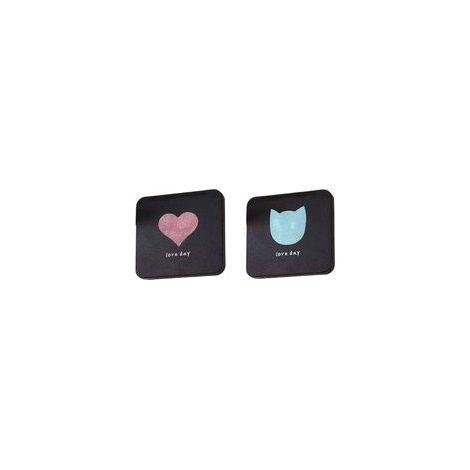Miroir compact pour hommes, femmes et filles, miroir de maquillage de voyage pour sac à main et poche, miroir portable double face, style 2 (1/5)