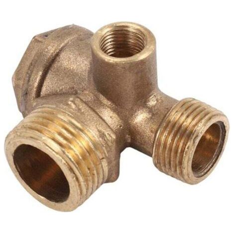 1 Three-Way Air Compressor Check Valve Direct Connection, XU, Valve Port: 20Mm 16Mm 10Mm - (1/4)