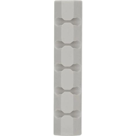 Organiseur de câbles de bureau avec support, gestion des câbles pour ordinateur portable - Matériau durable, plusieurs couleurs, gris (1/5)