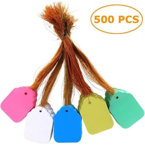 500 waterproof plastic garden markers for plants, flowers, vegetables, and seedlings, nursery labels.