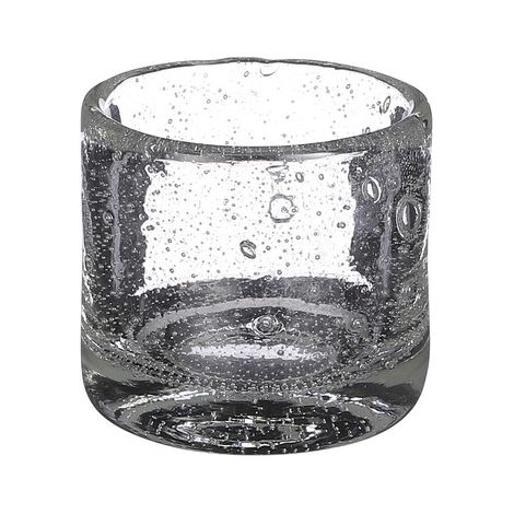 Mica Decorations Vase Transparent H8xl8.5xL8.5cm (1/3)