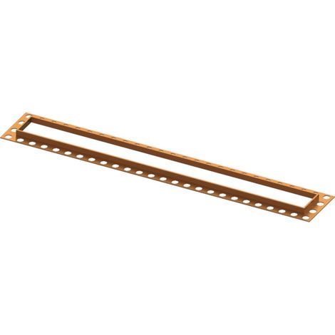 WholeSeal Wetroom 600mm Brushed Bronze Linear Shower Waste Finishing Trim