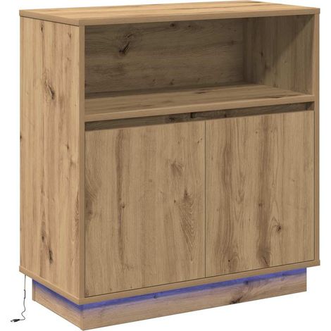 Maison Exclusive - Madia LED Rovere artigianale 71 x 34,5 x 75 cm