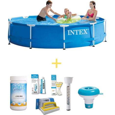 Intex Piscine Tubulaire Ronde - 305x76 cm - 7-pièces S21329 (1/5)
