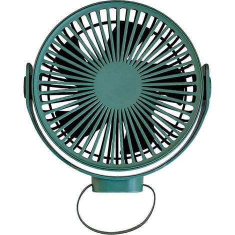 Ventilateur de bureau suspendu à 4 vitesses, ventilateur de plafond pour camping, tente, extérieur, école, maison (1/4)