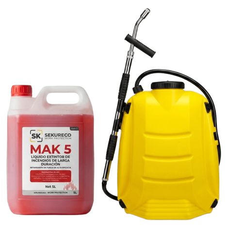 Pack de mochila extintor forestal y retardante de incendios forestales MAK5 (1/5)