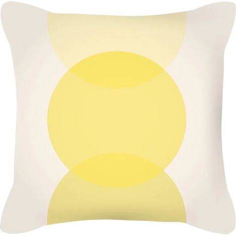 Taie D'oreiller Coton Linen - 40x40 cm - Double Face - Pour Canapé Bureau Chambre Extérieur - 1 Pièce (1/5)