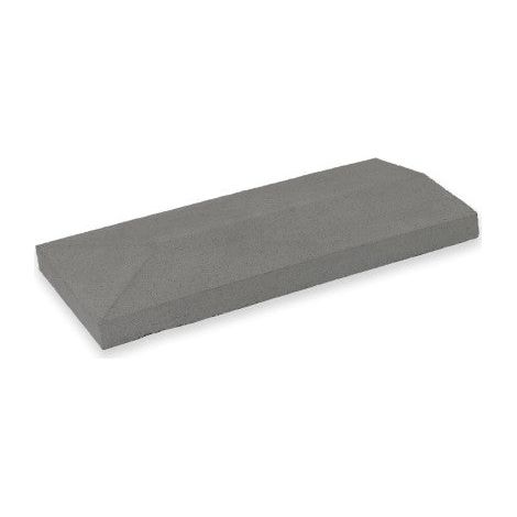 Remate Cubremuros Segre - Goterón en 3 caras que evita filtraciones - 50 × 25 × 3,5 × 5 cm - Unidad - Gris (1/5)
