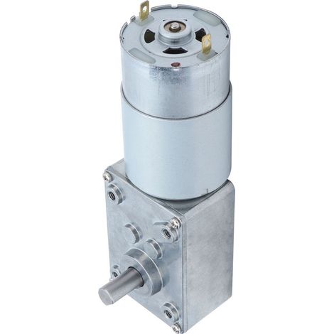 Gleichstrommotor, beidseitig kugelgelagert, stabil, selbsthemmend, starker Schutz, Schneckengetriebe für Haushaltsgeräte, 24 V DC, 160 U/min (1/5)