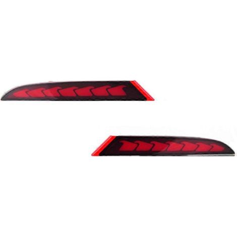 Feu arrière de pare-chocs avec réflecteur pour feu arrière BYD ATTO 3 2022-2024, feu antibrouillard arrière et feu stop (1/5)