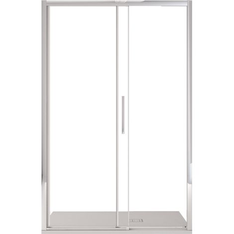 Porta Parete Doccia 150 cm 1 Anta Scorrevole in Cristallo Trasparente 6mm H195 Bonussi Eliane (1/5)