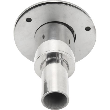 Raccord de coque échappement 0,9 pouce inox isolé thermique droit, passe-coque échappement inoxydable, adapté à coque extérieure (1/5)