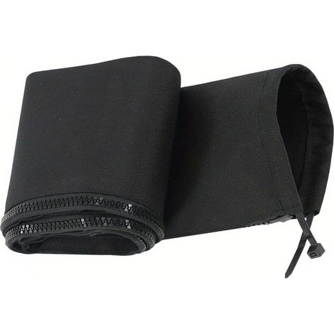 Black Cable Conduit Sleeve for Cord Management Oxford Cloth (1/5)