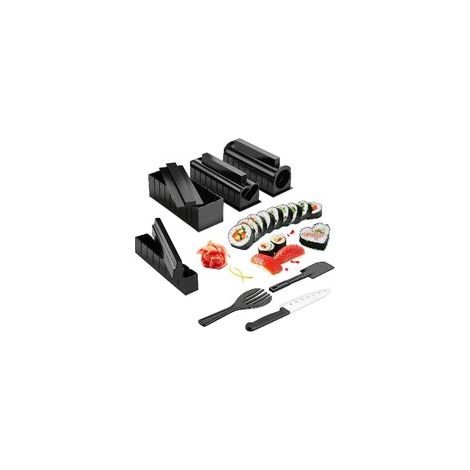 Sushi-Maker-Set, 11-teilig, inklusive Sushi-Maker und -Matrizen, mit Premium-Messer, Sushi-Vorbereitungsset