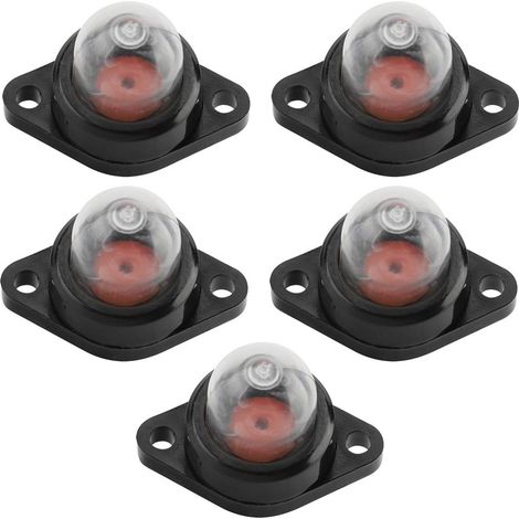 Ampoule pompe, 5PCS amorce de pompe de carburateur pour Poulan 530071835 530047213 Accessoires de scie à gaz pour tondeuse à gazon 530071835.