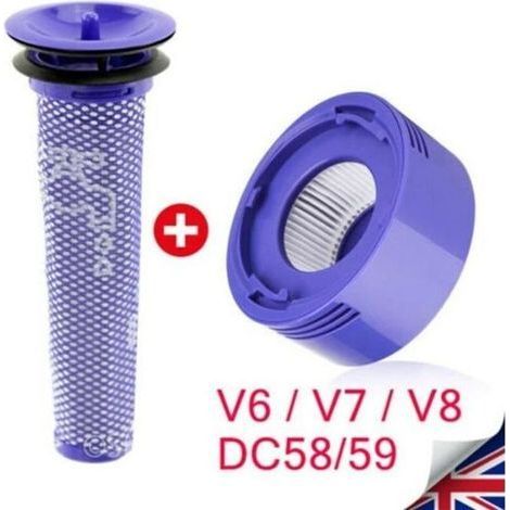 Filtre Aspirateur - Dyson - V7 V8 - Lavable - Remplacement - Haute qualité (1/4)