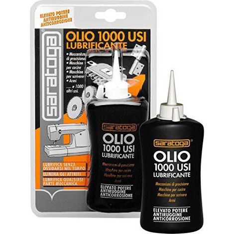 Saratoga 125ml olio milleusi lubrificante in blister