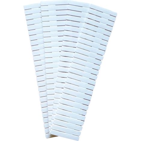 Organiseur de Tiroir 4PCS, Séparateur de Tiroir Plastique Bleu, Clapboard 47x7CM Long, Diviseur de Tiroir Home Adjustable, Séparateur de Tiroir Modifiable