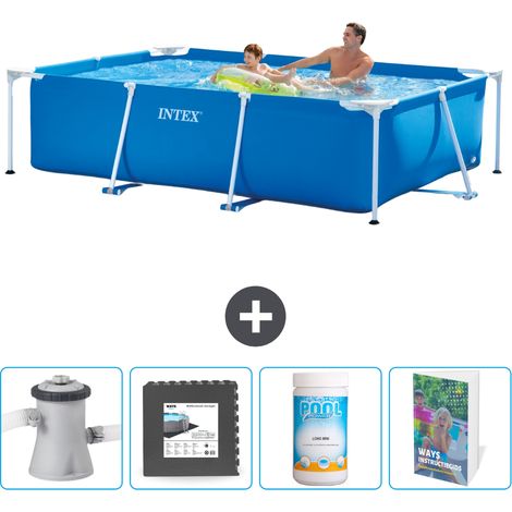 Intex Piscine Tubulaire Rectangulaire - 260x160x65 cm - 5-pièces  SCB125 (1/5)