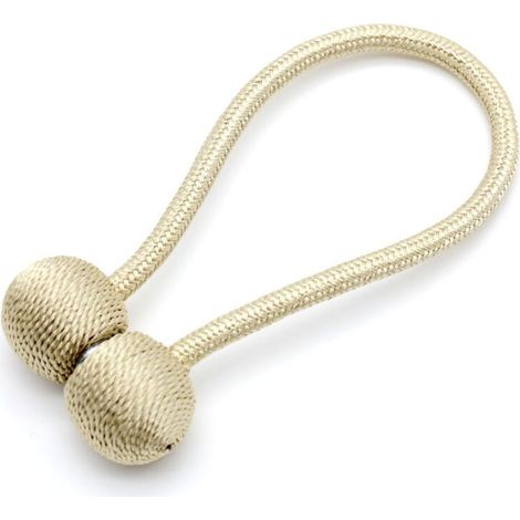 Lot de 2 embrasses à rideaux rétro magnétiques en résine durable – Décoration intérieure élégante pour bureau et salon