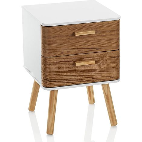 Table basse/table de chevet 2 tiroirs TAMTA