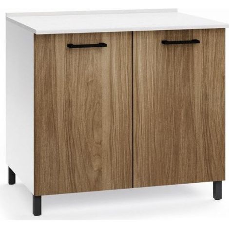 KIT CUCINA BASE 2 ANTE 80X50XH85 CM NOCE - 1 pezzo