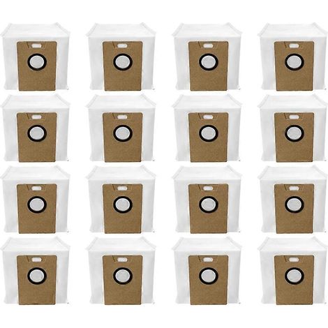 Packung mit 16 Staubbeuteln für Lydsto R1 Edge / R1D Edge, MiWhole M9 Lite und Roidmi Eve Rook / Eve Rook S Staubsauger - Ersatzteile