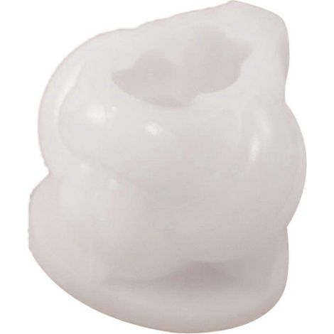 Moule à bougie en forme de pelote de laine pour la fabrication de bougies, savon, plâtre et chocolat. (1/4)