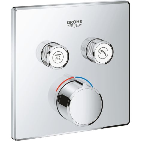 Miscelatore GROHE Monocomando a Incasso a 2 Vie - Controllo Intelligente Tramite Pulsante a Comando (1/3)